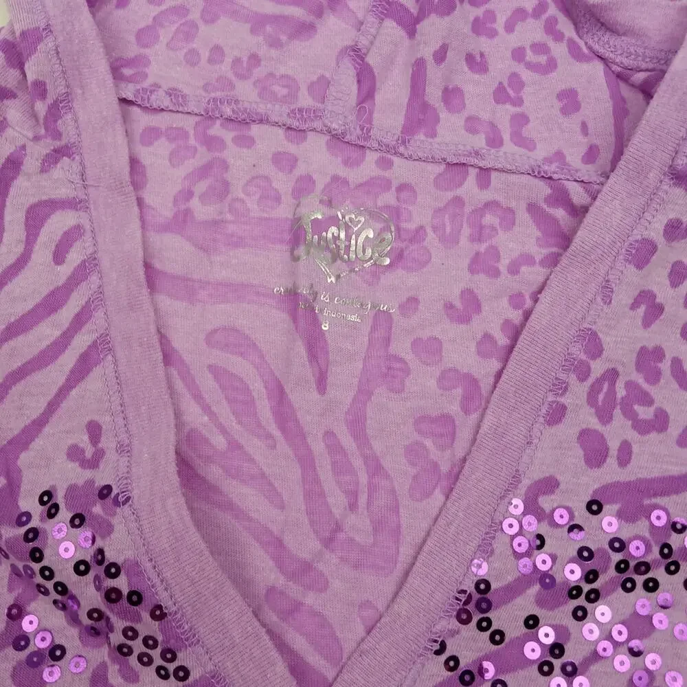 Justice vibrant purple